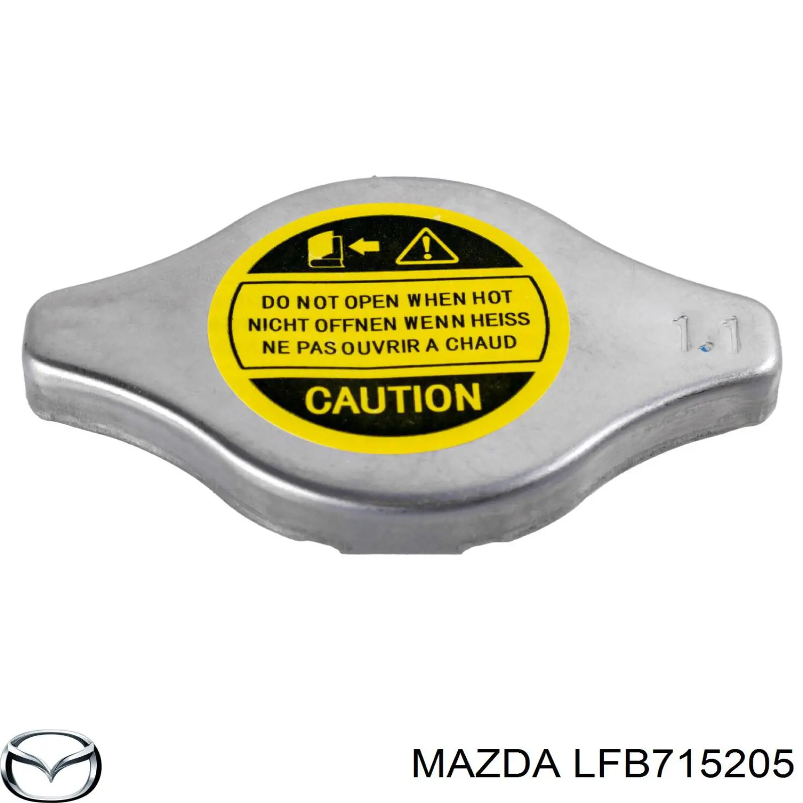 Кришка бачка радіатора Mazda LFB715205 ціна, від 7.10 USD