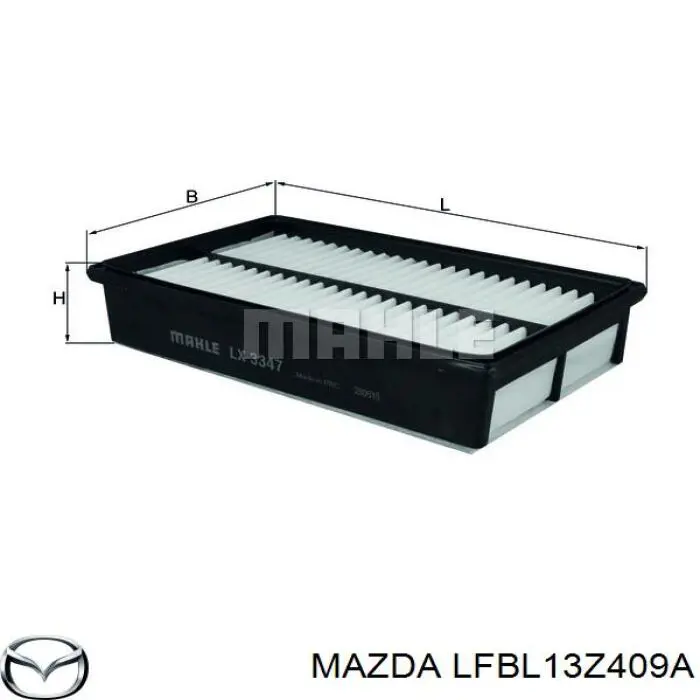 LFBL13Z409A Mazda фільтр повітряний