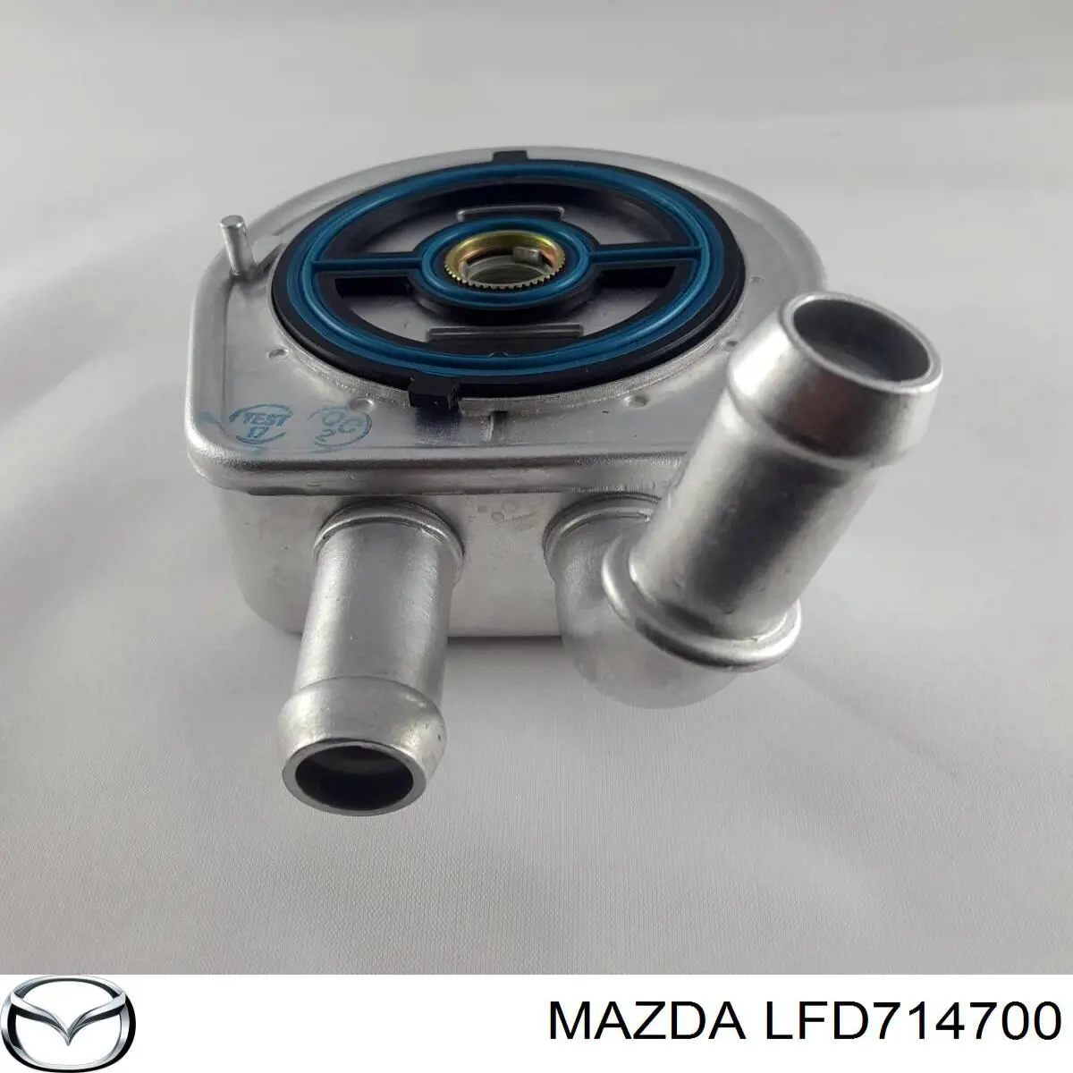 Радіатор масляний (холодильник), під фільтром Mazda LFD714700