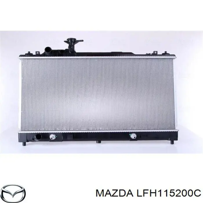 LFH115200C Mazda радіатор охолодження двигуна