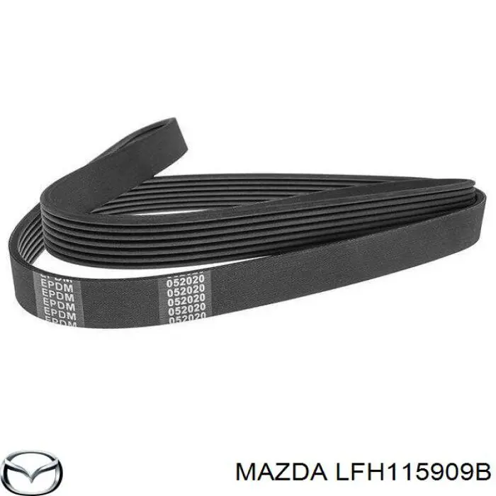 Ремінь генератора LFH115909B Mazda