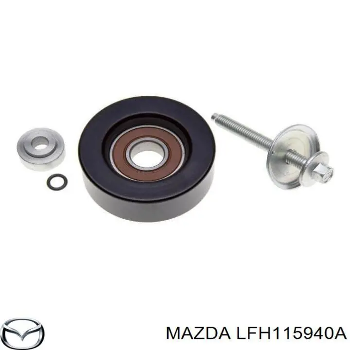 LFH115940A Mazda ролик приводного ременя, паразитний