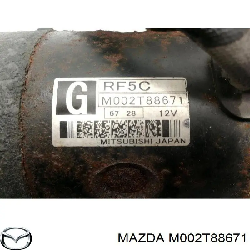 M002T88671 Mazda Стартер двигуна