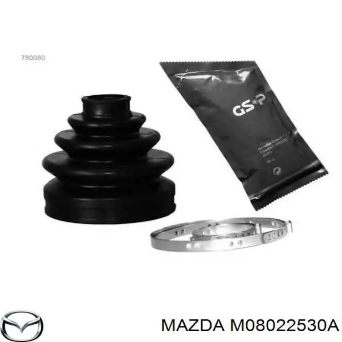 Пильник ШРУСа зовнішній M08022530A Mazda