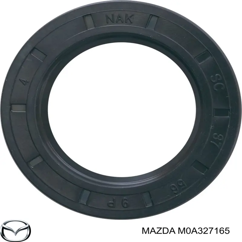M0A327165 Mazda Сальник колінчастого валу