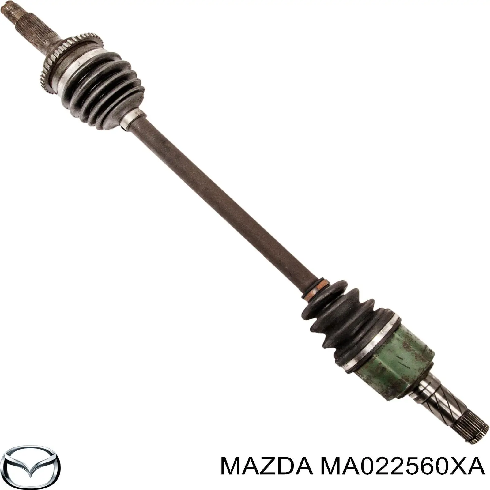 MA022560XA Mazda Піввісь задня, ліва