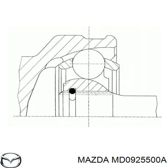 Купити HMPXM343B436CA Hmpx Піввісь права