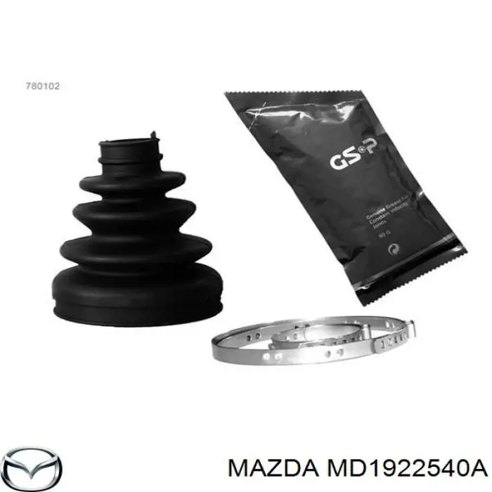 Пильник гранати внутрішній, передній півосі Mazda MD1922540A ціна, від 7.42 USD