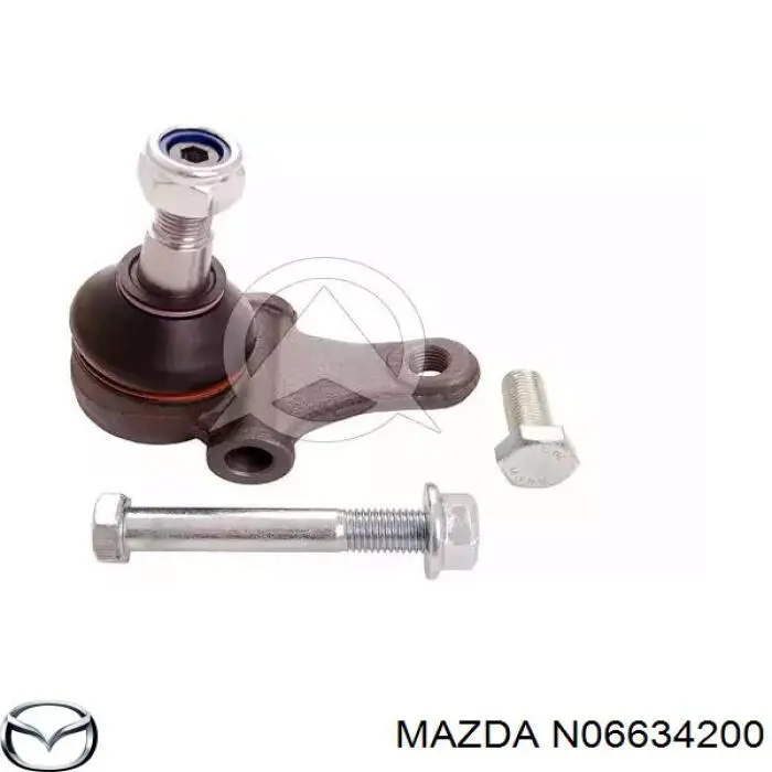Кульова опора, верхня Mazda N06634200 ціна, від 8.78 USD