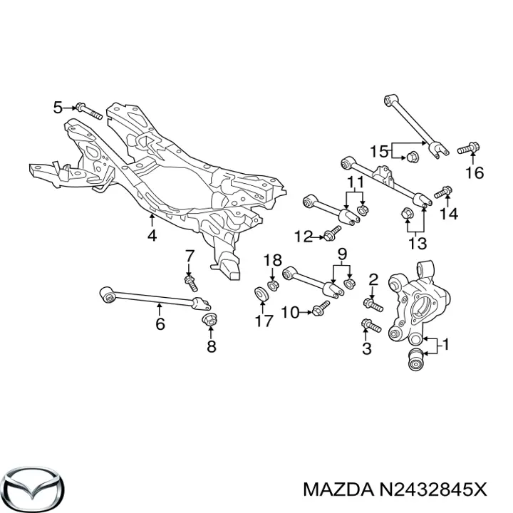 N2432845X Mazda 