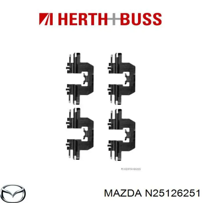 Гальмівні диски N25126251 Mazda
