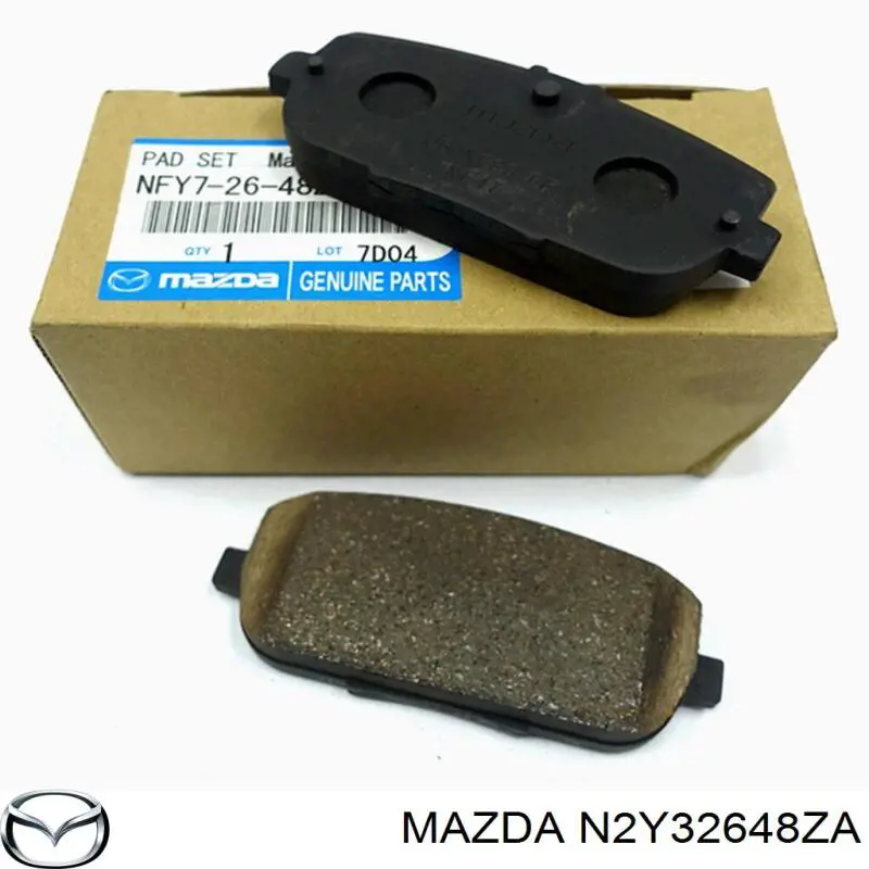 Задні гальмівні колодки Mazda N2Y32648ZA ціна, від 30.99 USD