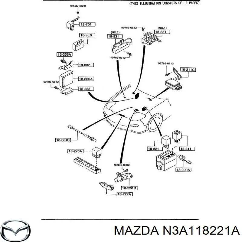 Купити N3A118221A Mazda ДПРВ