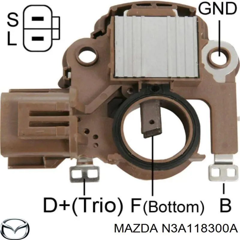 Генератор N3A118300A Mazda