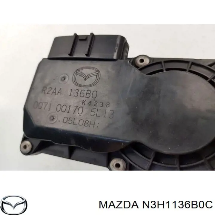 Блок дросельної заслінки Mazda N3H1136B0C ціна, від 50.67 USD