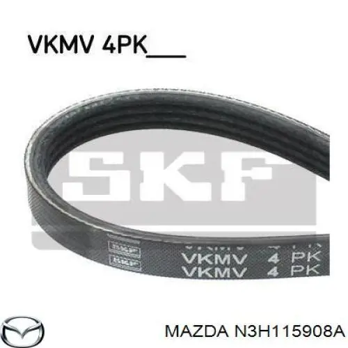 Купити N3H115908A Mazda Ремінь генератора