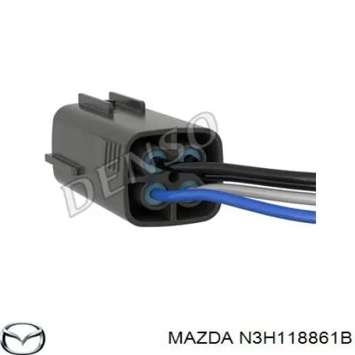 Купити N3H118861B Mazda Лямбда-зонд, датчик кисню після каталізатора, лівий
