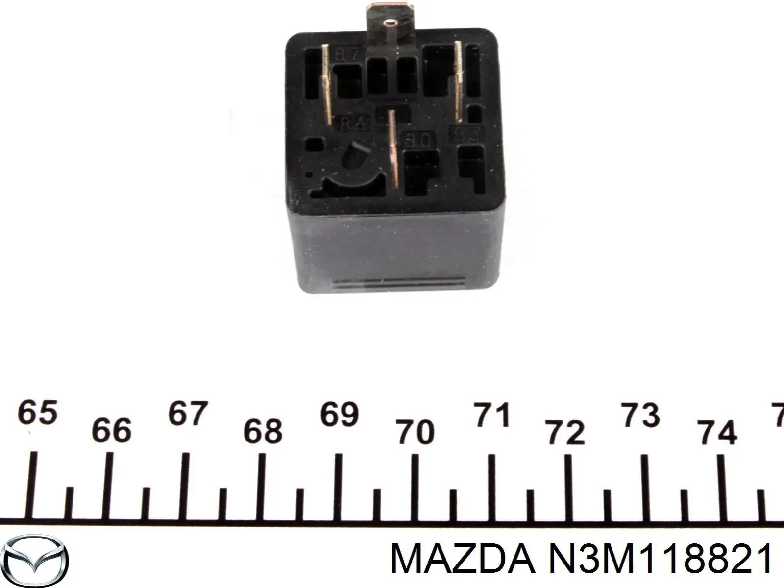 Реле вентилятора Mazda N3M118821 ціна, від 1.41 USD