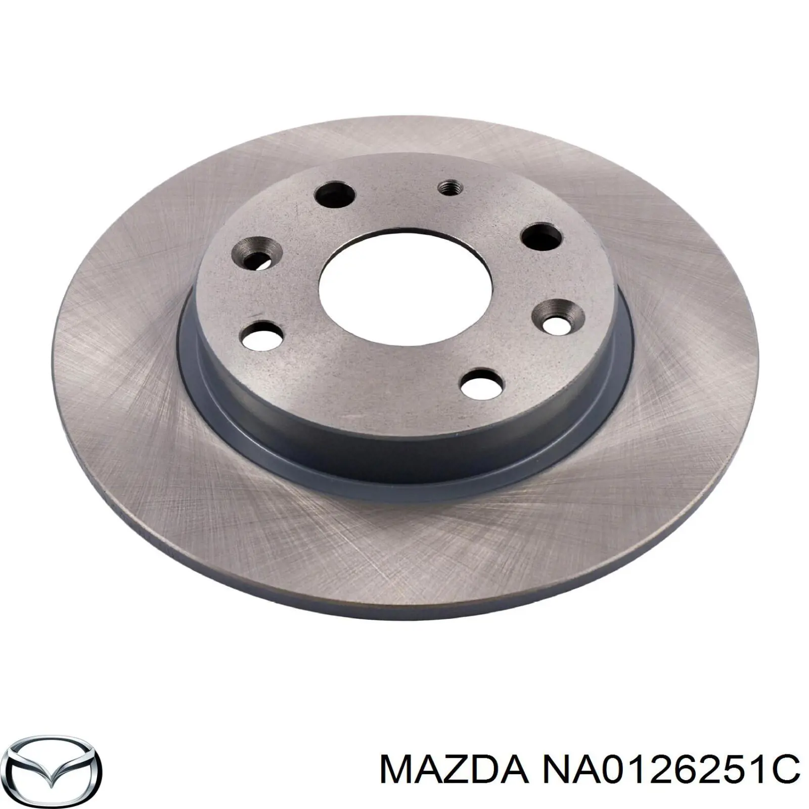 NA0126251C Mazda диск гальмівний задній