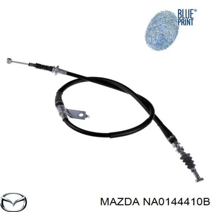 Купити NA0144410B Mazda Трос ручного гальма задній, правий