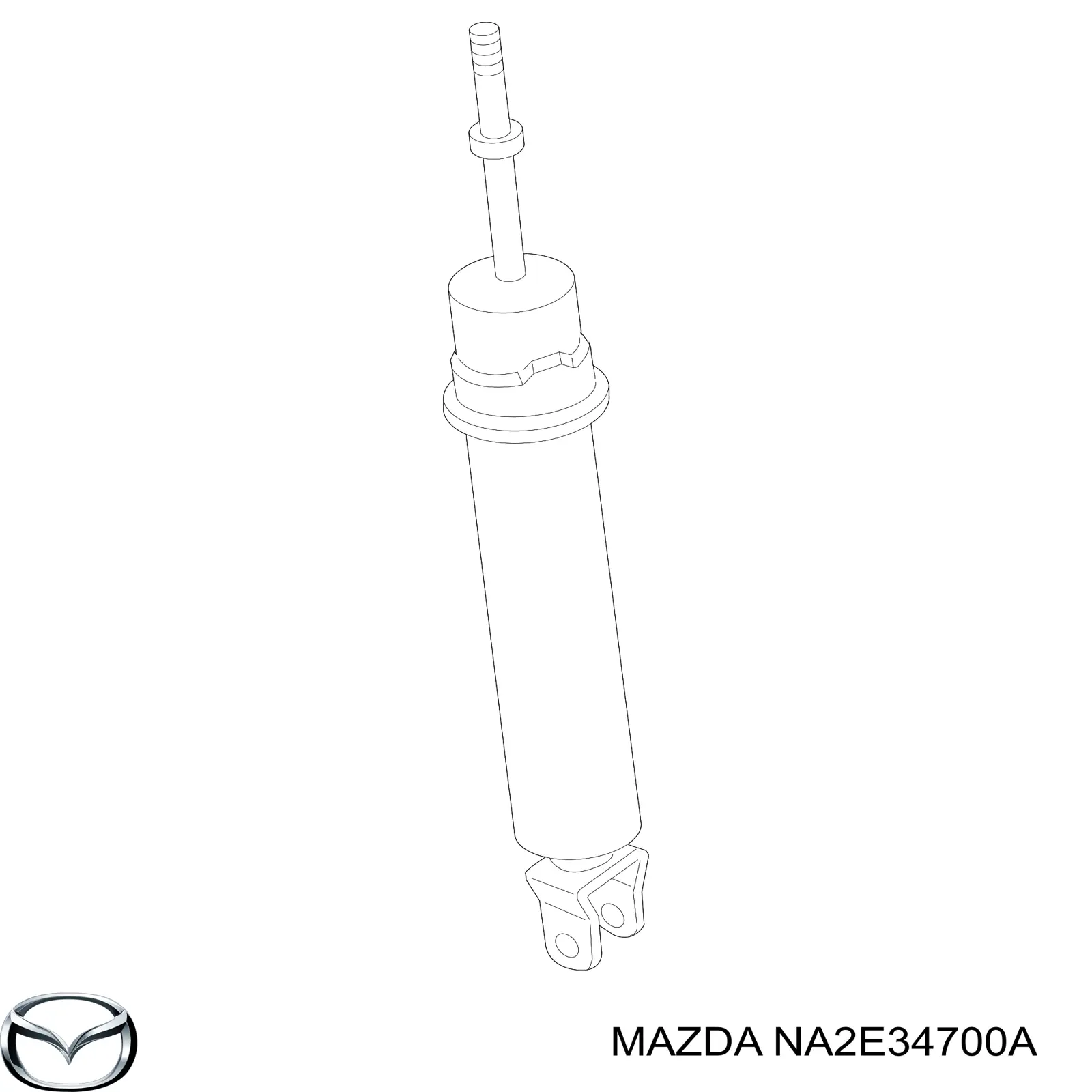 NA2E34700A Mazda Стійка передня
