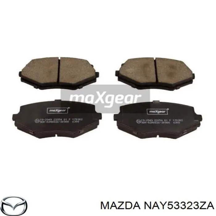 NAY53323ZA Mazda Передні гальмівні колодки