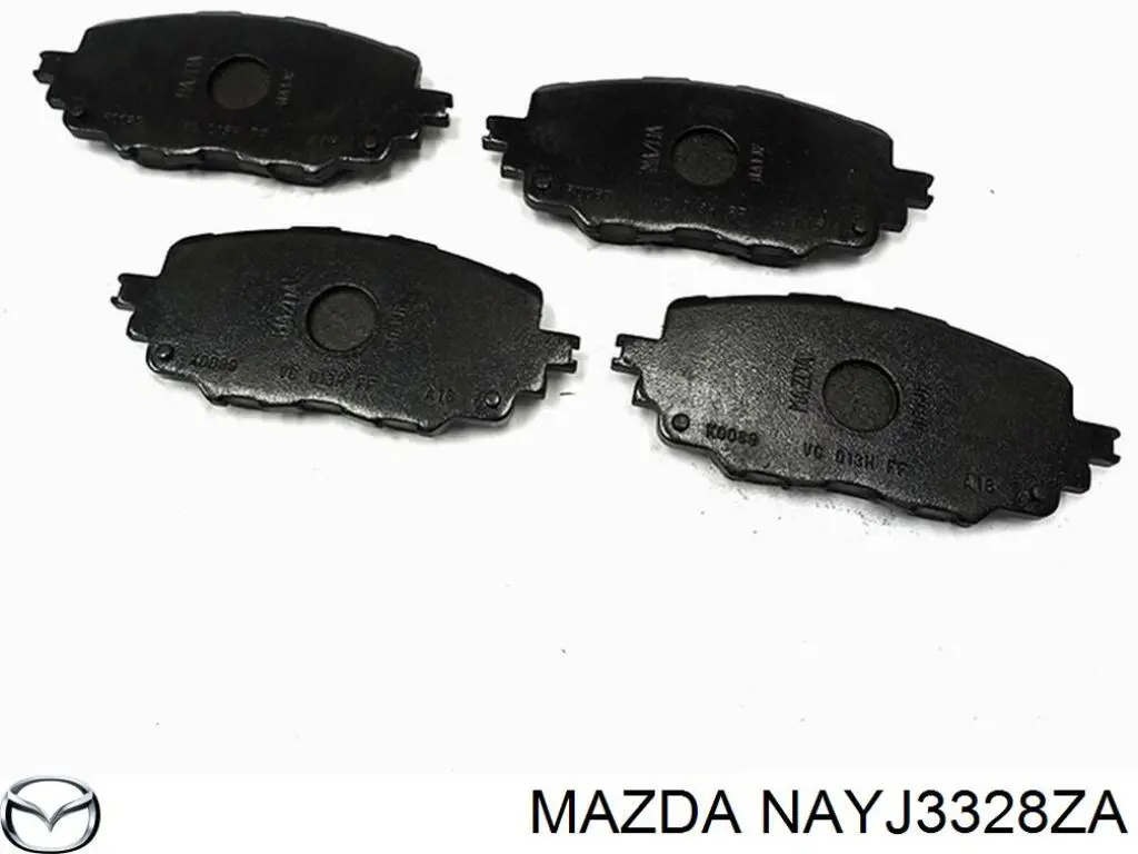 Купити NAYJ3328ZA Mazda Колодки гальмівні передні, дискові
