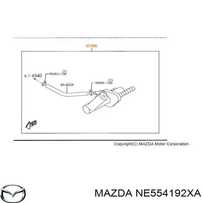 Актуатор зчеплення Mazda NE554192XA ціна, від 34.67 USD