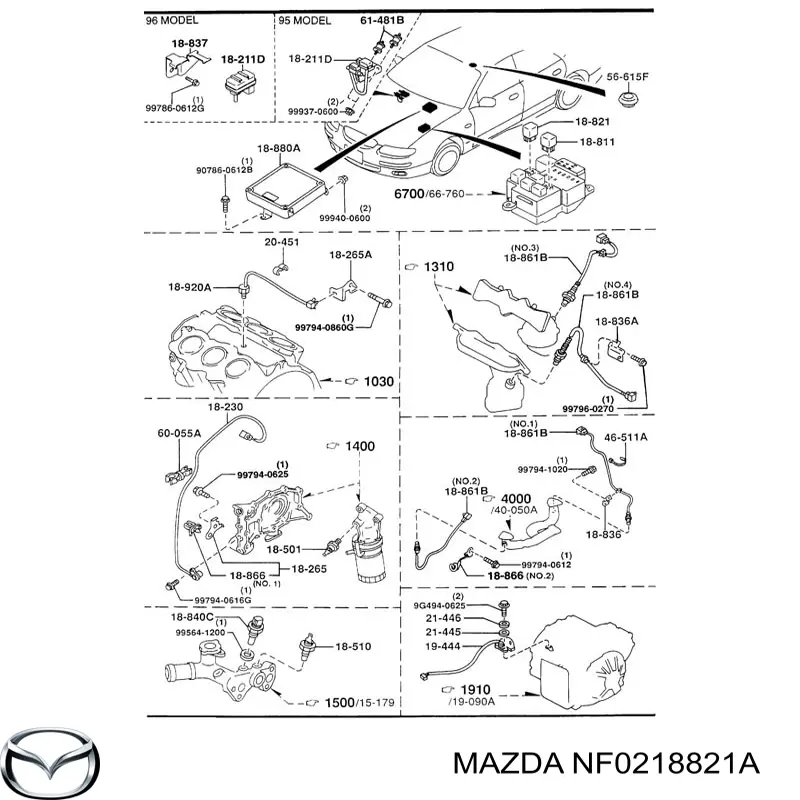  Mazda NF0218821A ціна, від 11.15 USD