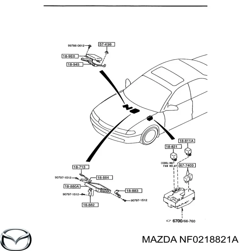 NF0218821A Mazda 
