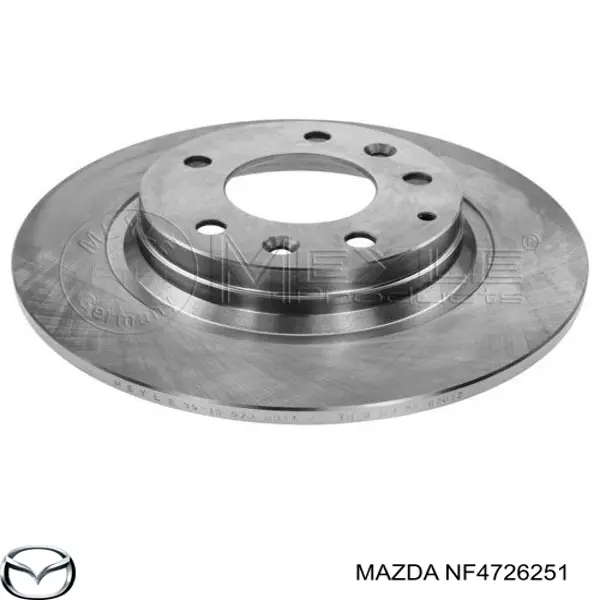 Диск гальмівний задній NF4726251 Mazda