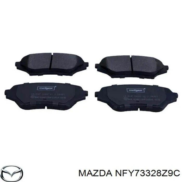 Купити NFY73328Z9C Mazda Колодки гальмівні передні, дискові