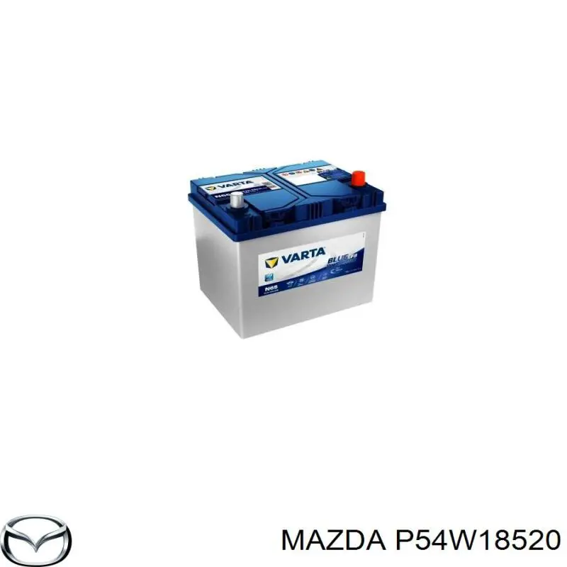 Акумуляторна батарея, АКБ P54W18520 Mazda
