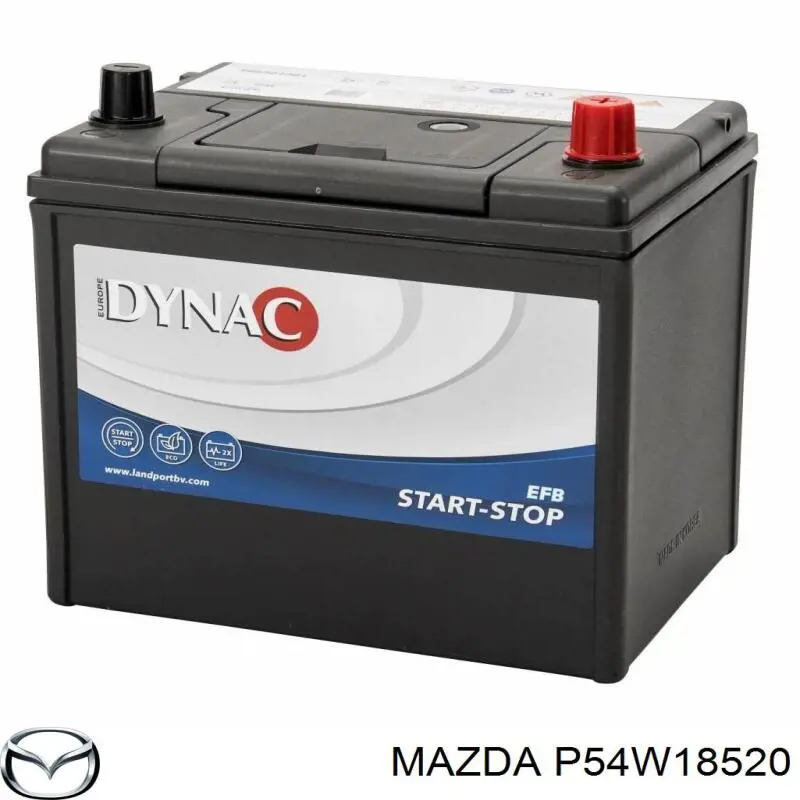 Батарея акумуляторна Mazda P54W18520 ціна, від 122.70 USD