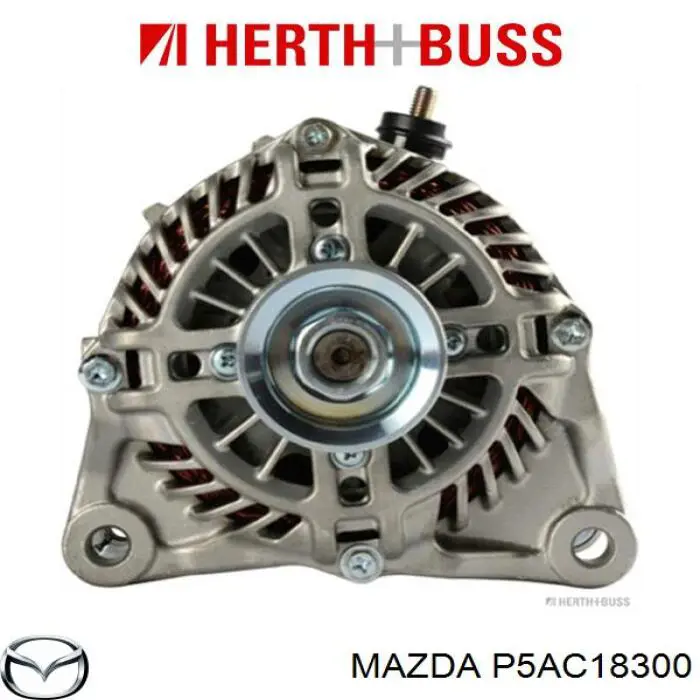 Генератор Mazda P5AC18300 ціна, від 115.29 USD