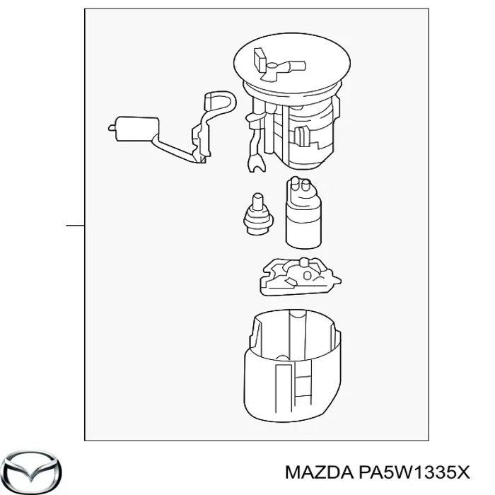Модуль бензонасоса Mazda PA5W1335X ціна, від 108.27 USD
