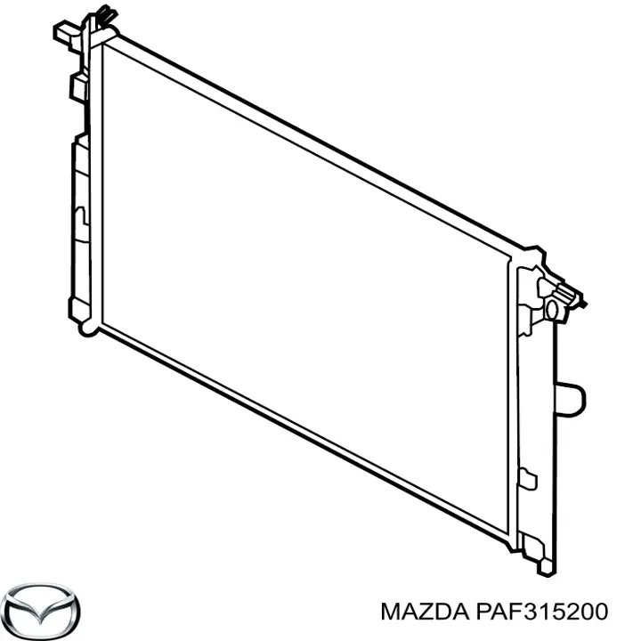 Радіатор основний Mazda PAF315200 ціна, від 93.41 USD