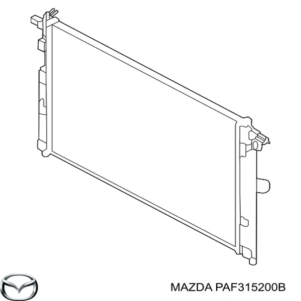 Радіатор PAF315200 Mazda