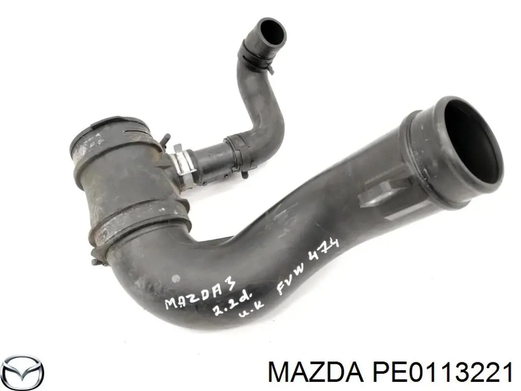 Купити PE0113221 Mazda Патрубок повітряний, вихід повітряного фільтра