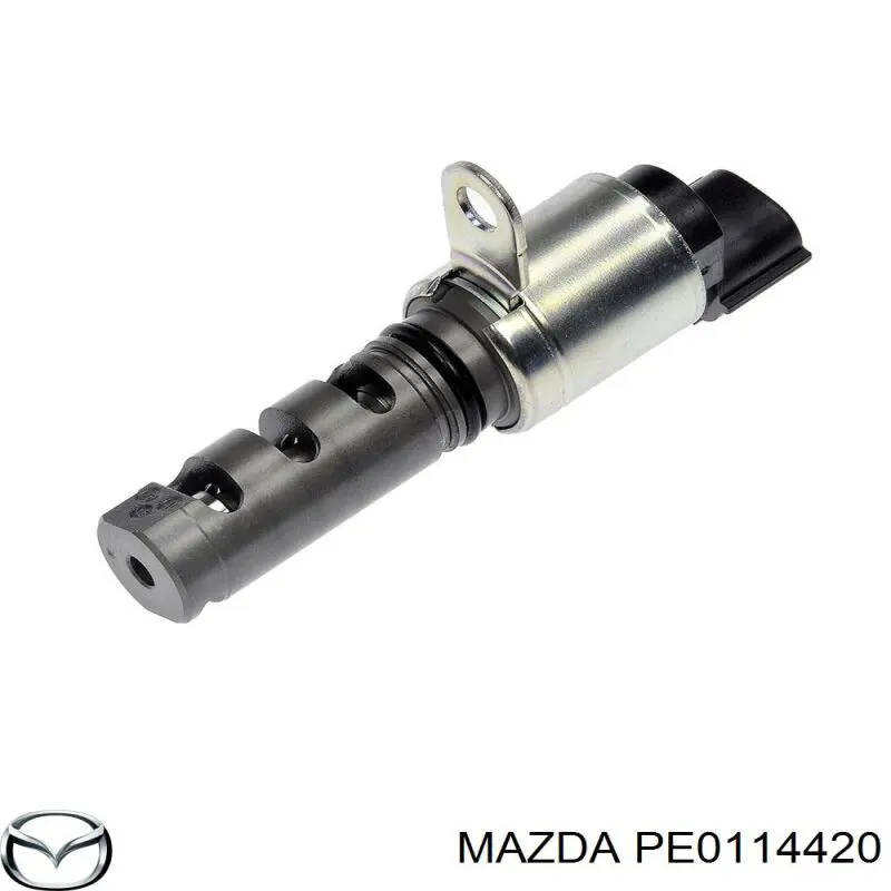 Клапан електромагнітний положення (фаз) розподільного валу Mazda PE0114420
