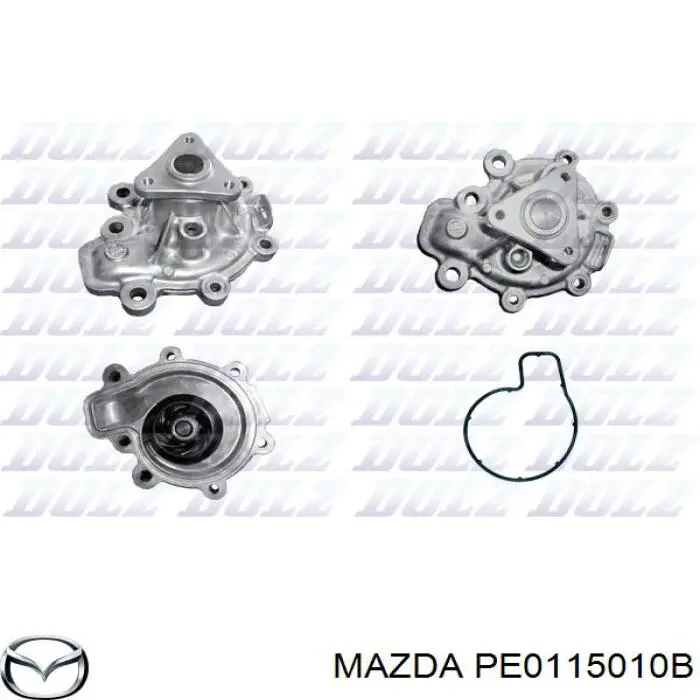 Помпа охолодження Mazda PE0115010B ціна, від 22.88 USD