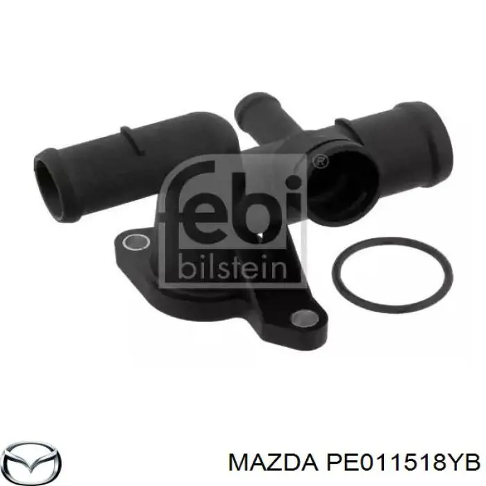 Шланг/патрубок радіатора охолодження, нижній Mazda CX-5 (KE) (Мазда CX-5)