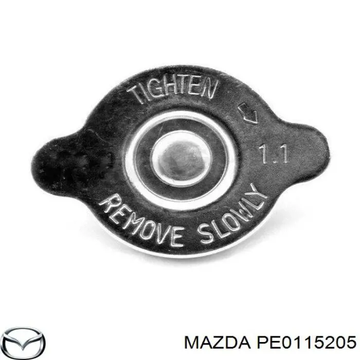 PE0115205 Mazda кришка/пробка радіатора