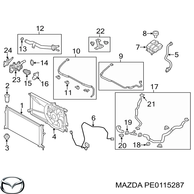 Прокладка водяної помпи Mazda CX-5 (KE) (Мазда CX-5)