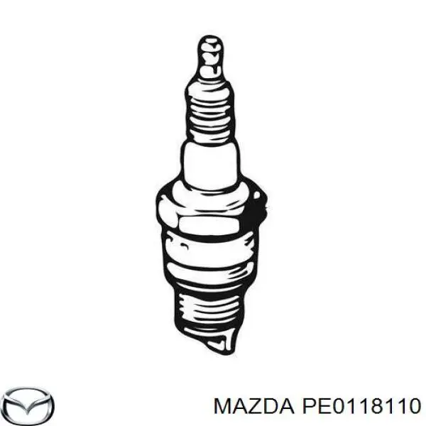 PE0118110 Mazda свіча запалювання