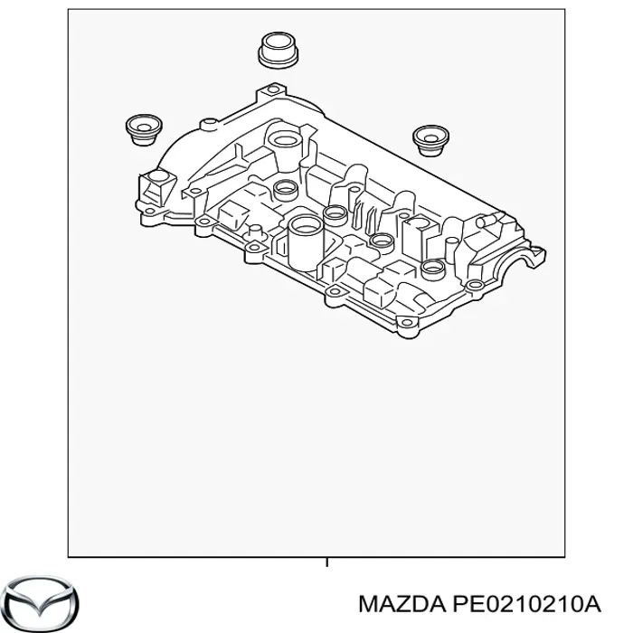 PE0210210A Mazda кришка клапанна