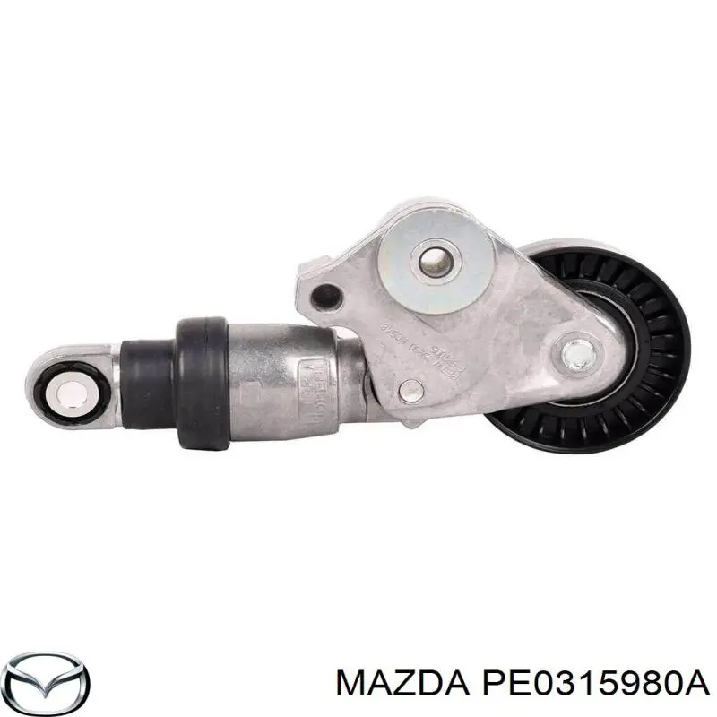 Натягувач приводного ременя PE0315980A Mazda