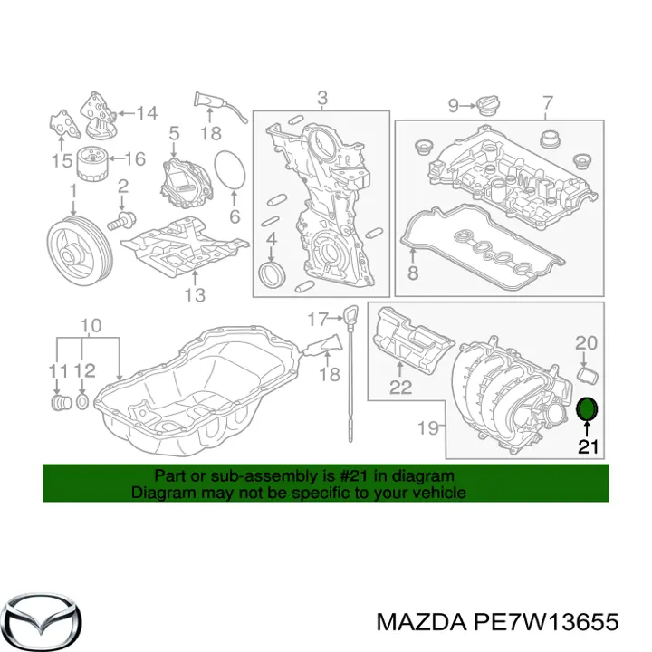  PE7W13655 Mazda