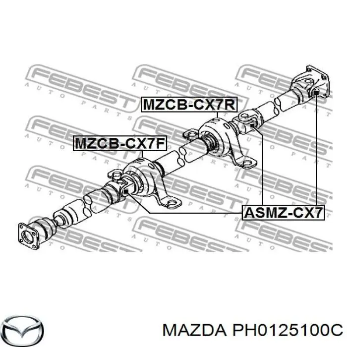 PH0125100C Mazda 