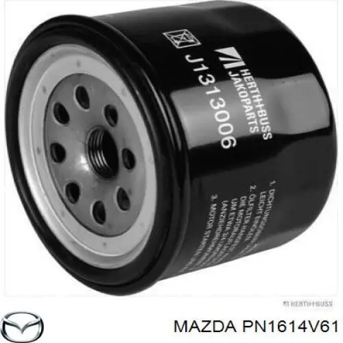 Масляний фільтр двигуна Mazda PN1614V61 ціна, від 5.30 USD